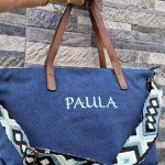 bolso con iniciales