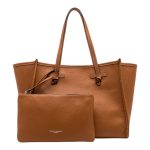 bolso marron mujer