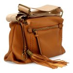 bolso marron mujer