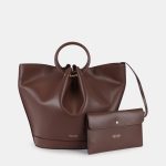 bolso marron mujer