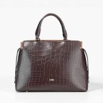 bolso marron mujer
