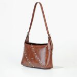 bolso marron mujer