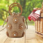 bolso mimbre