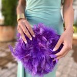 bolso morado fiesta