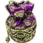 bolso morado fiesta