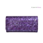 bolso morado fiesta