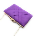 bolso morado fiesta