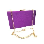 bolso morado fiesta