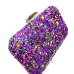 bolso morado fiesta