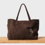 bolso piel marron