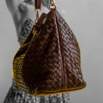 bolso piel marron