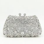 bolso plateado fiesta