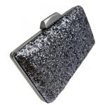 bolso plateado fiesta
