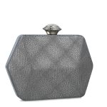 bolso plateado fiesta