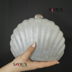 bolso plateado fiesta