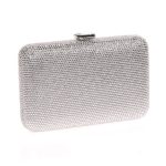 bolso plateado fiesta